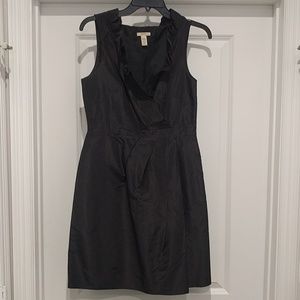 J.Crew Silk Black Knee Length Dress